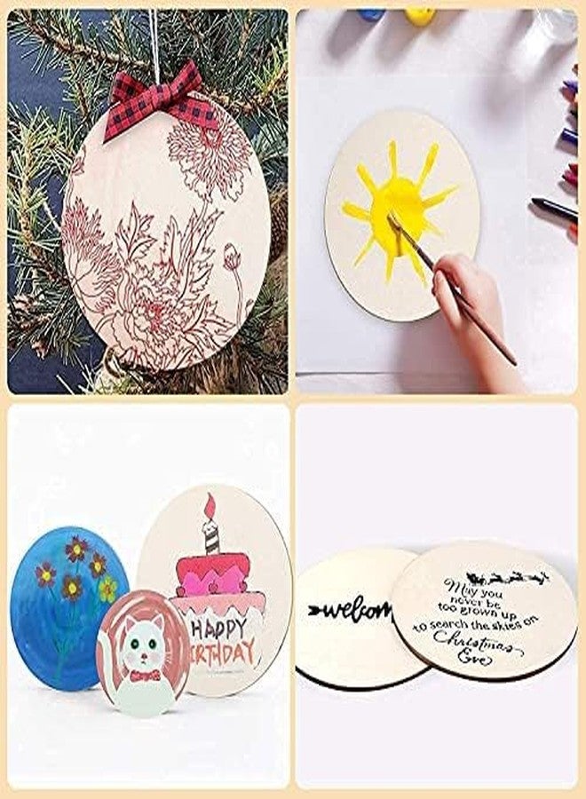 BerryBox 12 x 12 inch Round MDF Boards for Art and Craft, Wood Round MDF Sheets for Craft Work, DIY MDF Cutouts 3mm Thickness (6) - Image 2